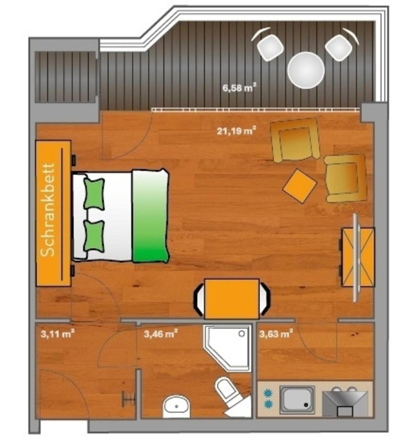 Ancora Marina Haus 2 Nr 02, Typ 2 Apartment Neustadt in Holstein Ngoại thất bức ảnh